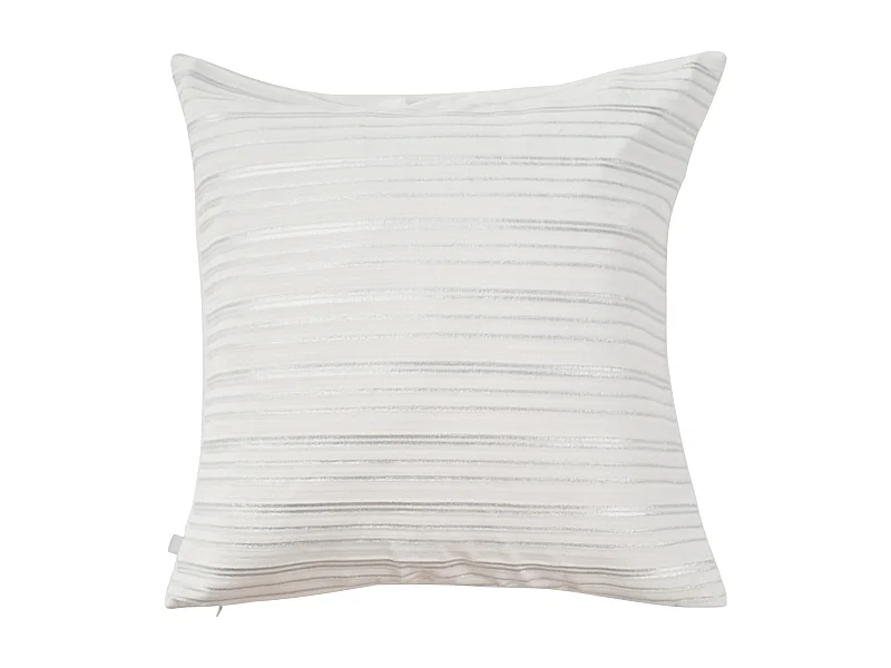 Kissenbezug Aus Samt Calama Helles Weiß 45x45