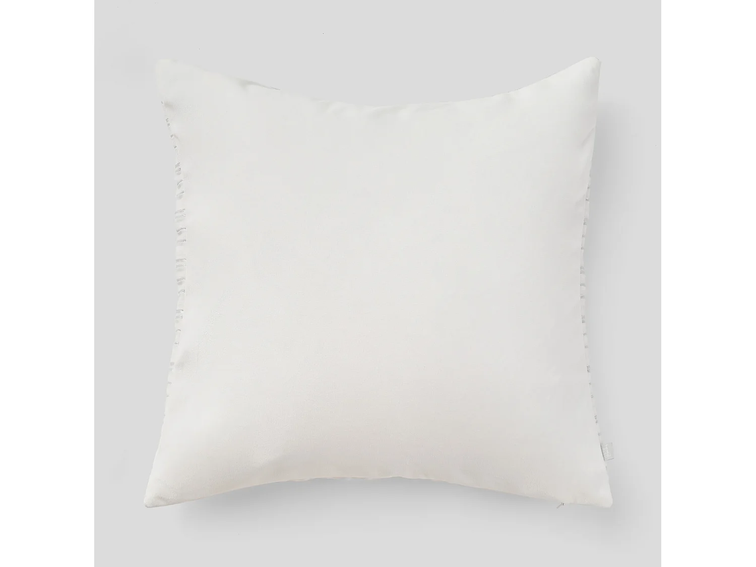 Kissenbezug Aus Samt Calama Helles Weiß 45x45