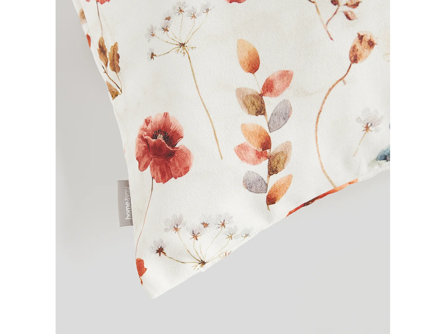 Housse De Couette Imprimée Lorea Orange Foncé 45 x 45