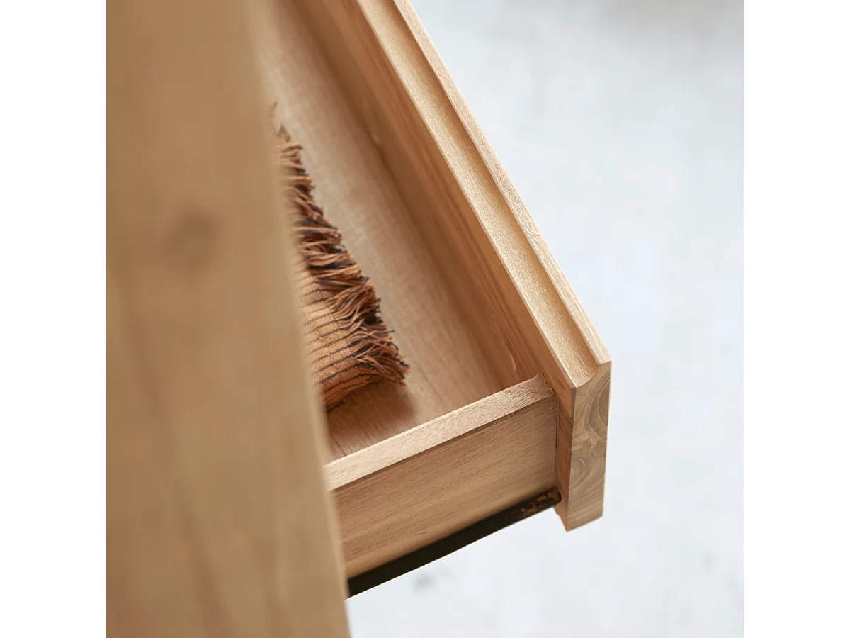 Bibliothèque en bois de teck 75x200 Eden