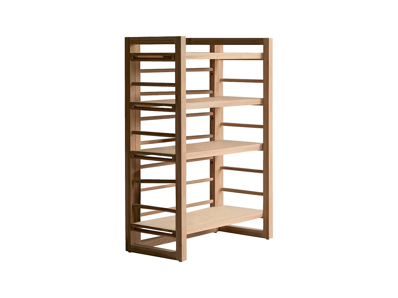 Bibliothèque en bois de teck 80x115 Sera