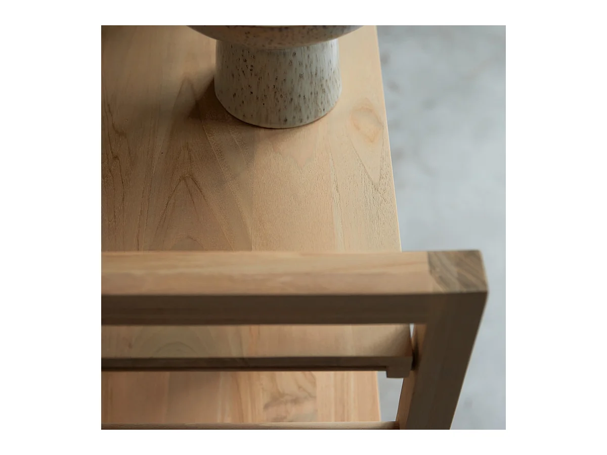 Bibliothèque en bois de teck 80x115 Sera