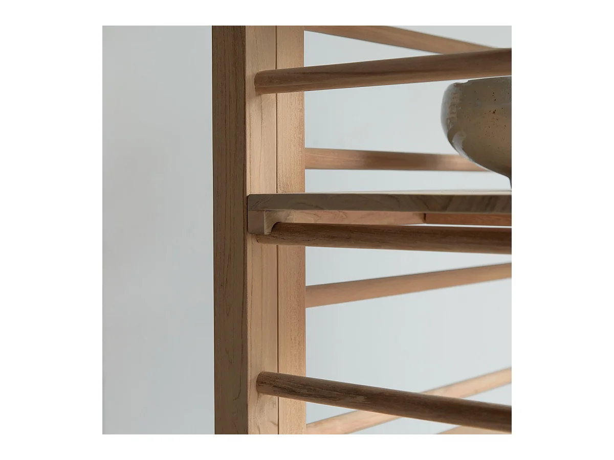 Bibliothèque en bois de teck 80x115 Sera