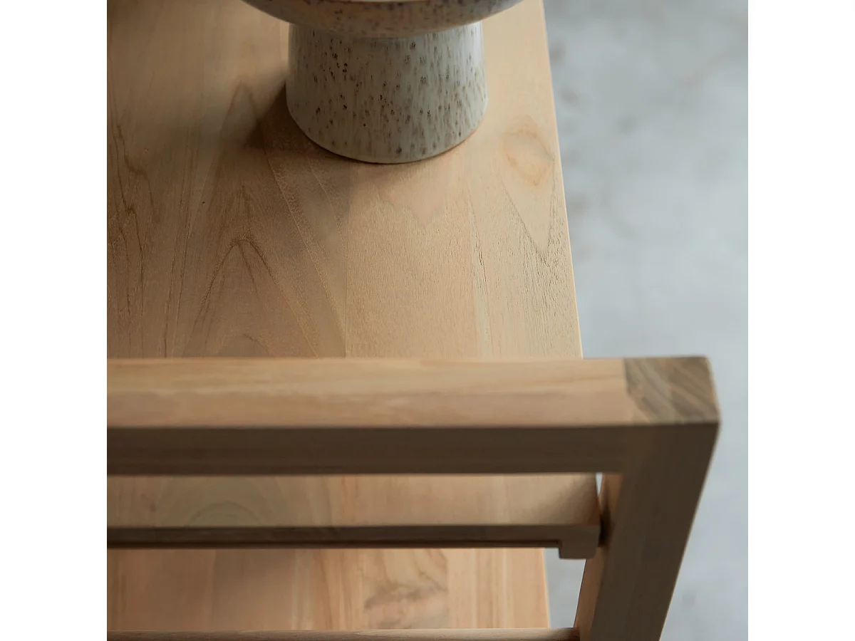 Bibliothèque en bois de teck 80x115 Sera