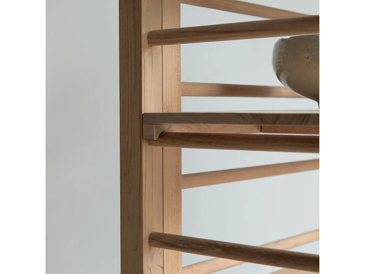 Bibliothèque en bois de teck 80x115 Sera