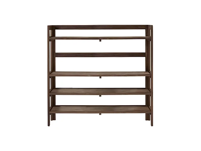 Bücherregal Esmée aus Nussbaumholz 110x105