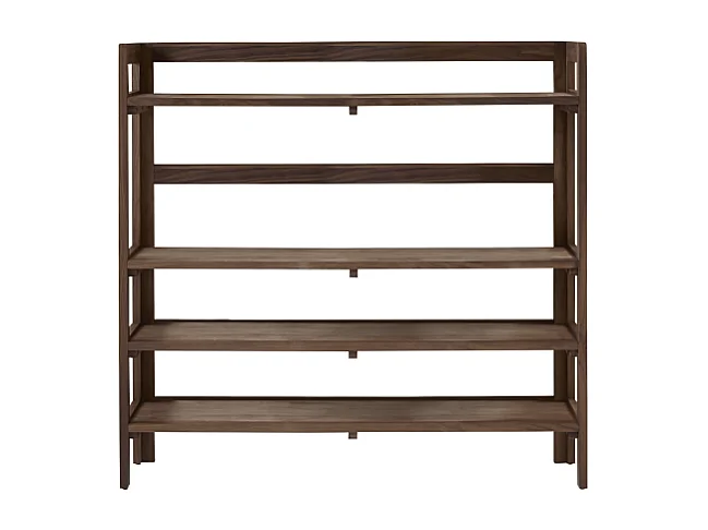 Bücherregal Esmée aus Nussbaumholz 110x105