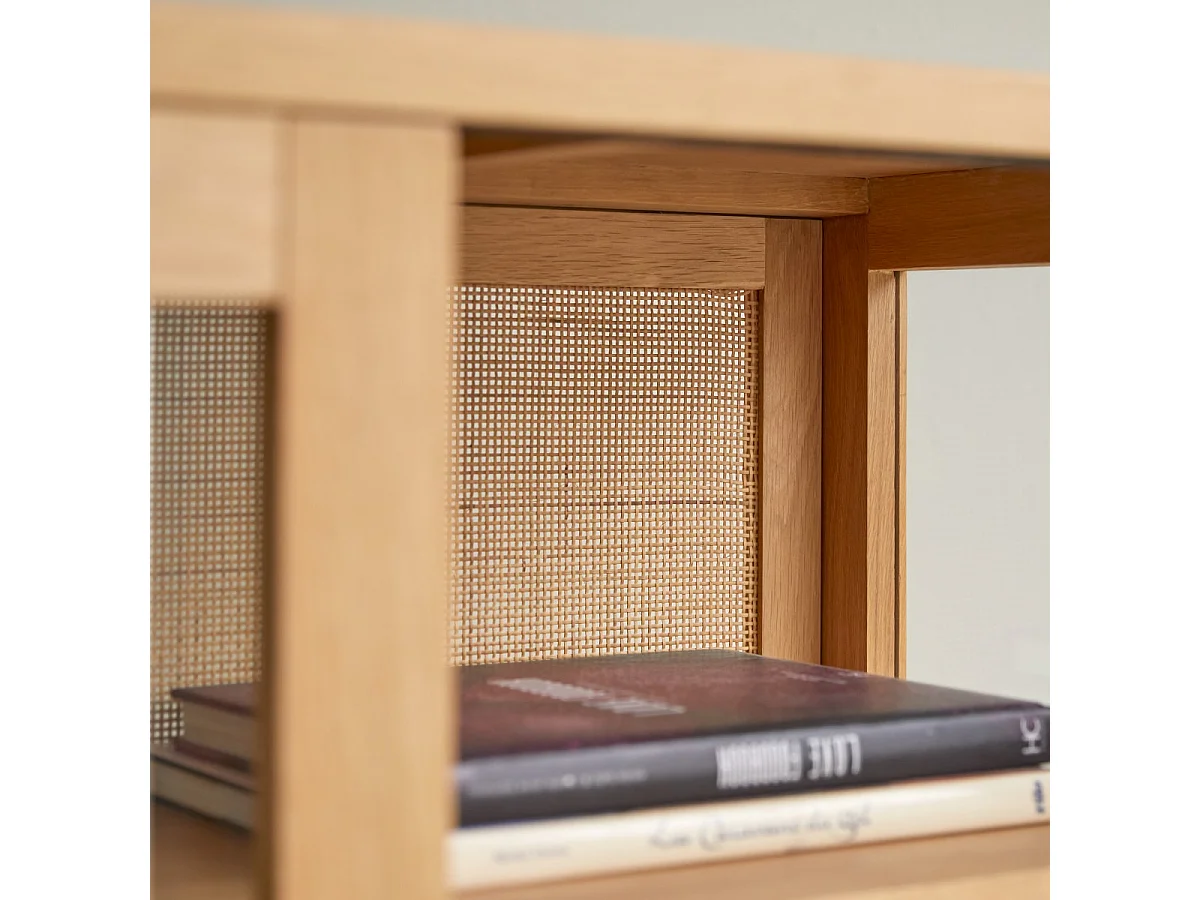 Bücherregal Adel aus massiver Eiche 110 × 180