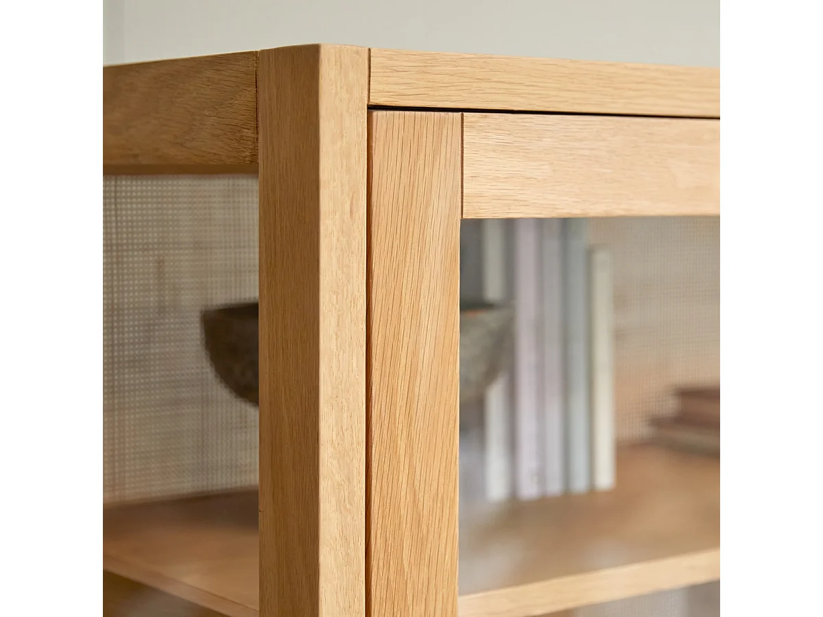 Bücherregal Adel aus massiver Eiche 110 × 180