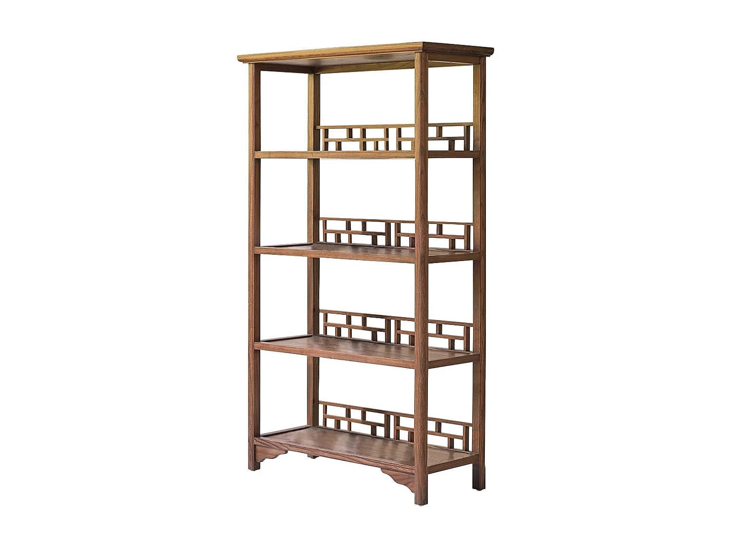 Bücherregal Ame aus massivem Ulmenholz