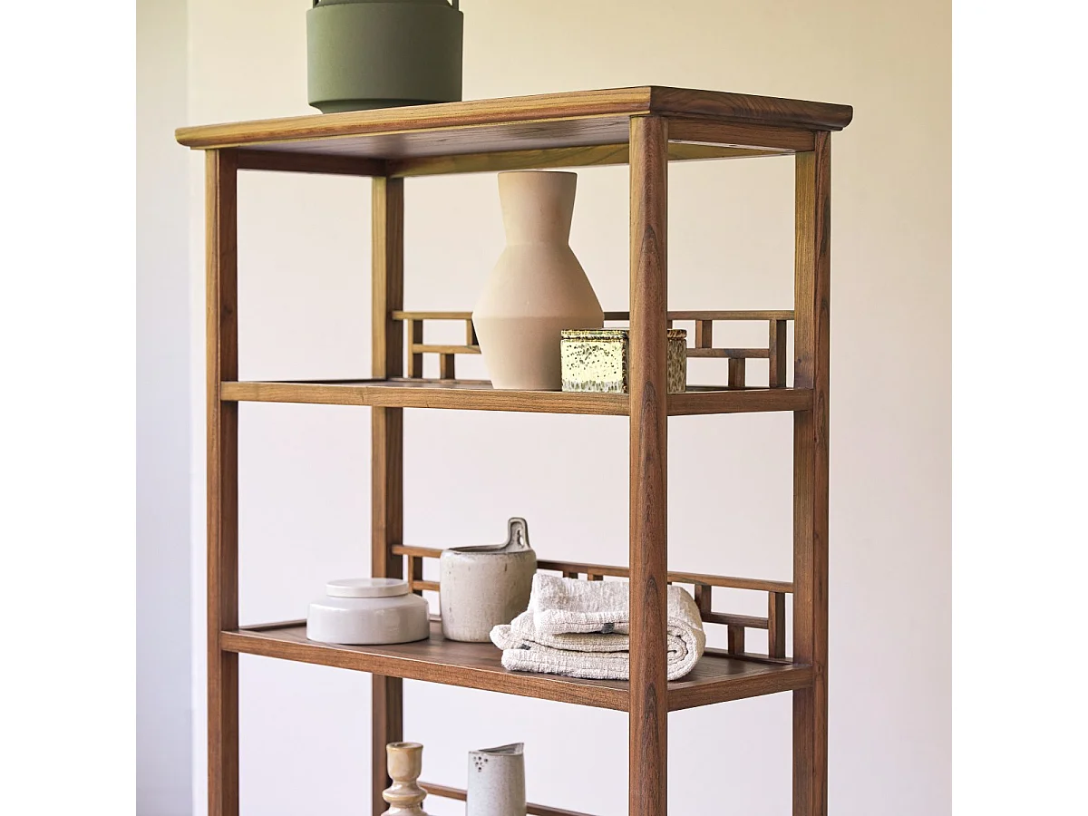 Libreria in legno massello di olmo Ame