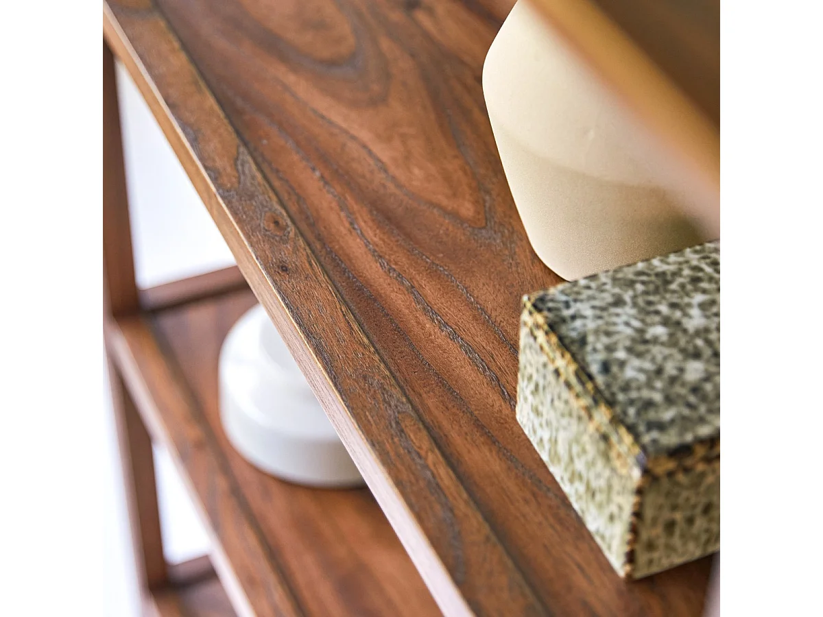 Libreria in legno massello di olmo Ame