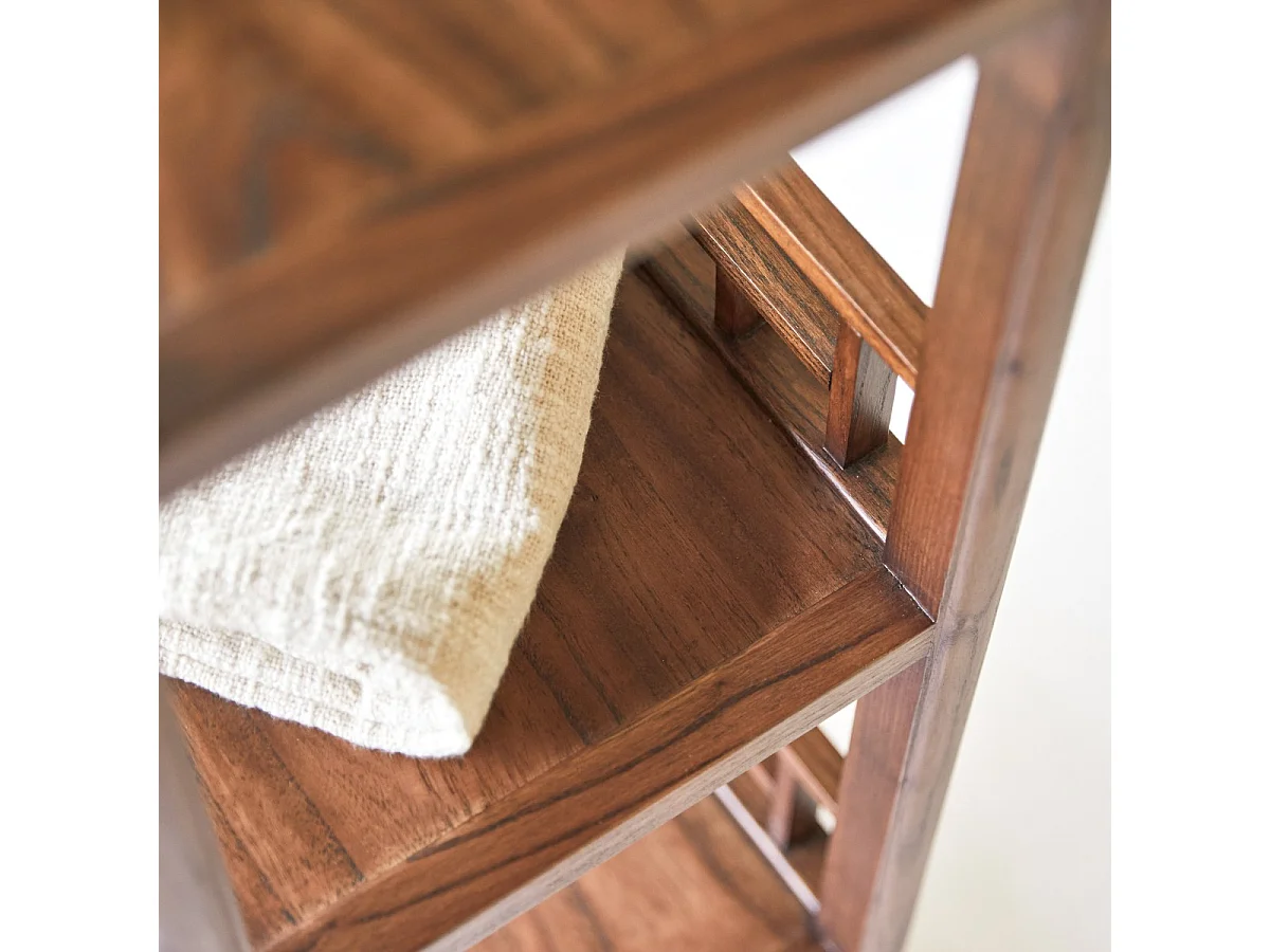 Libreria in legno massello di olmo Ame