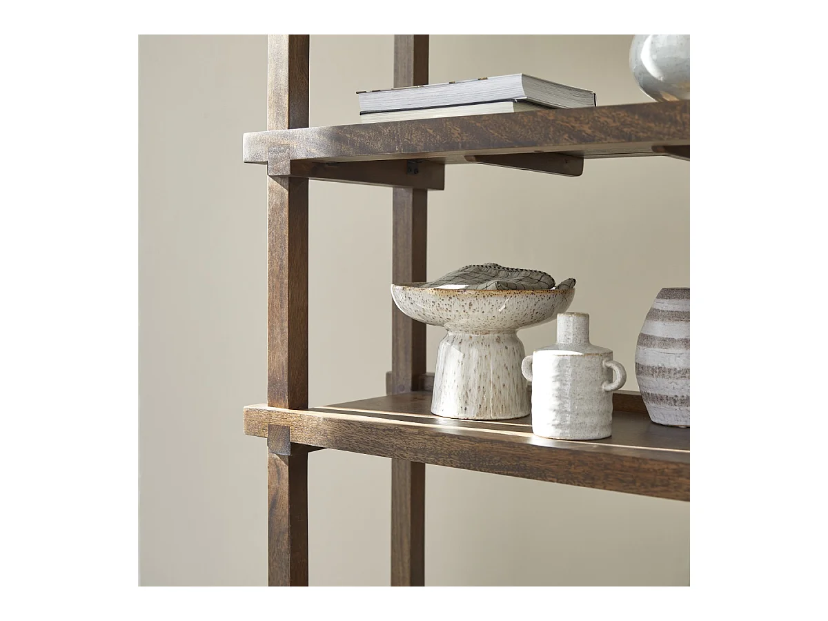 Hohes Bücherregal Arko aus Mangoholz