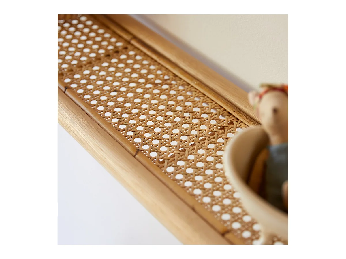 Mensola per bambini in paglia di Vienna Marius