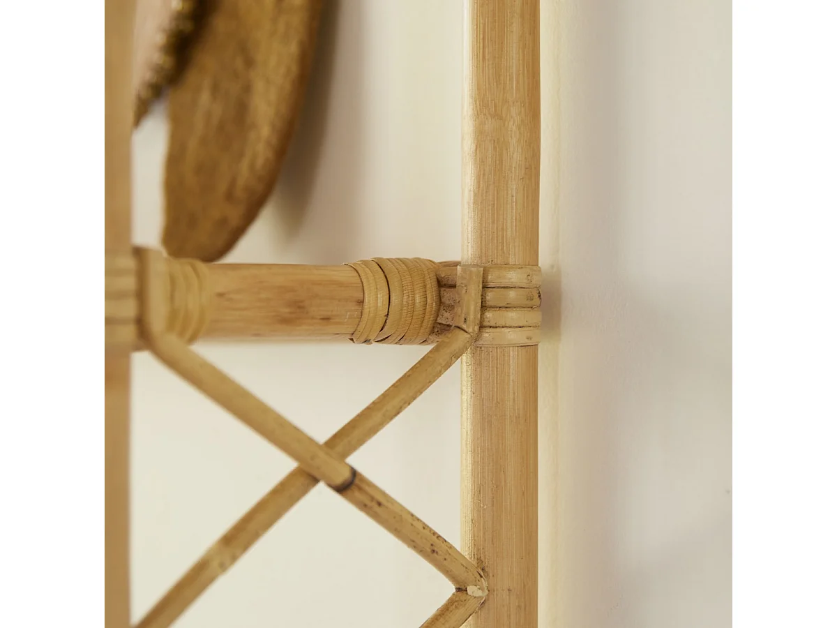 Kinder-Wandregal Marius aus Rattangeflecht