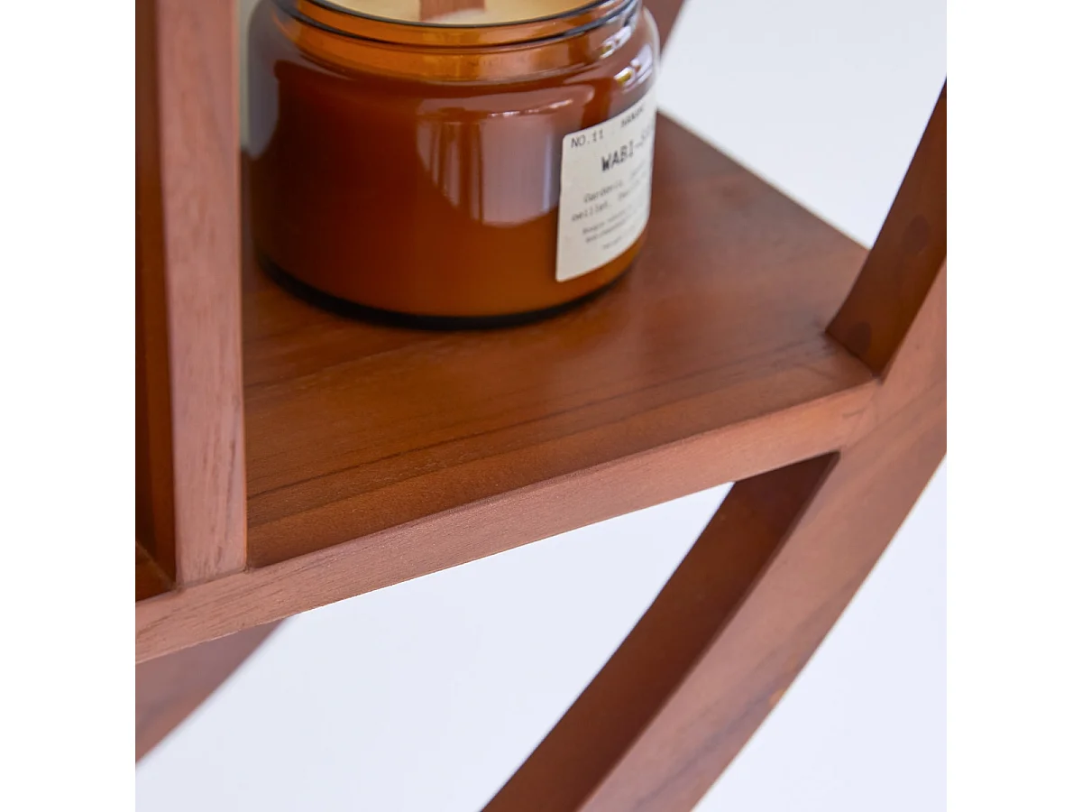 Scaffale mensole ripiani  Teak tek teck legno massello porta oggetti arredo