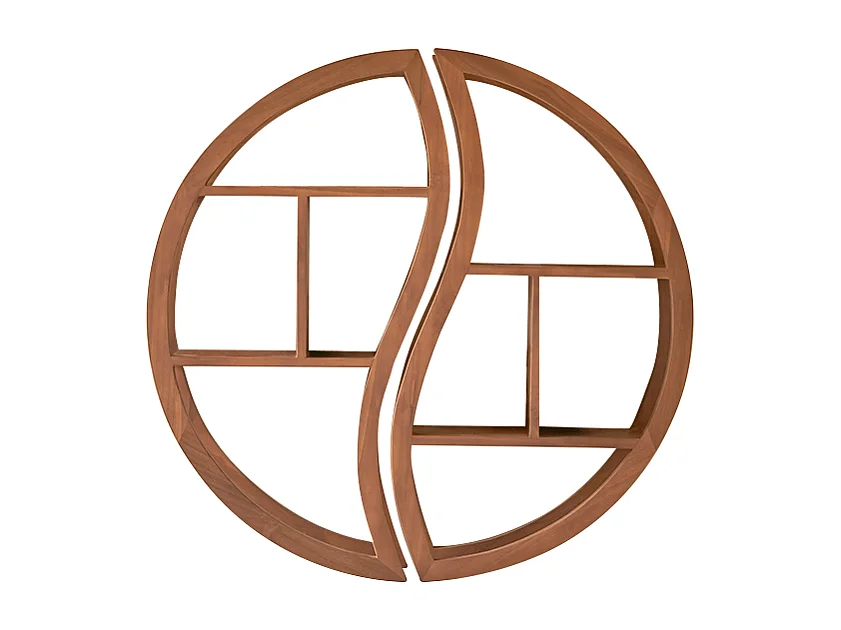 Scaffale mensole ripiani  Teak tek teck legno massello porta oggetti arredo