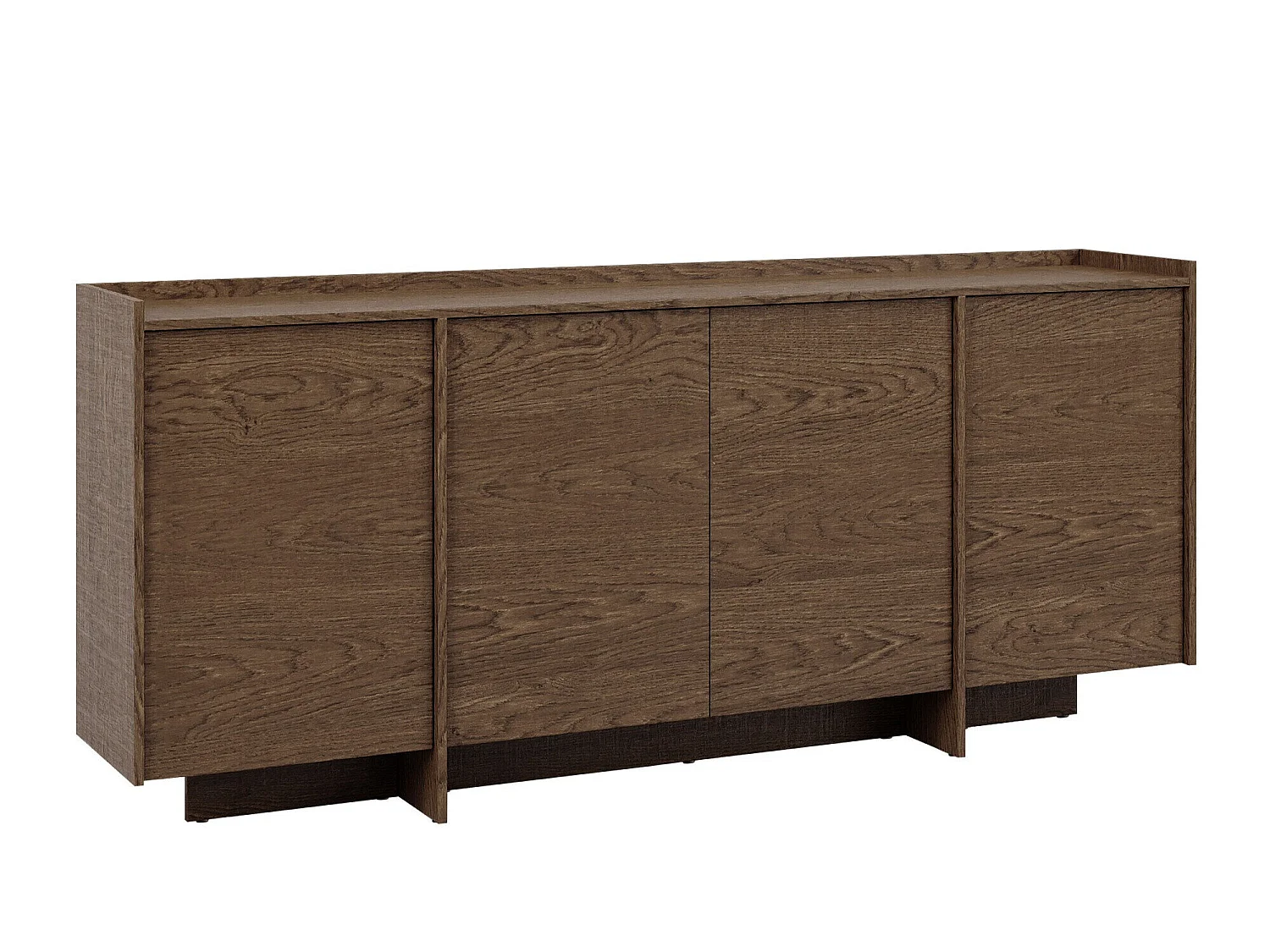 Aparador Filus, Número de puertas: 4, Aglomerado laminado, 9x20x4cm