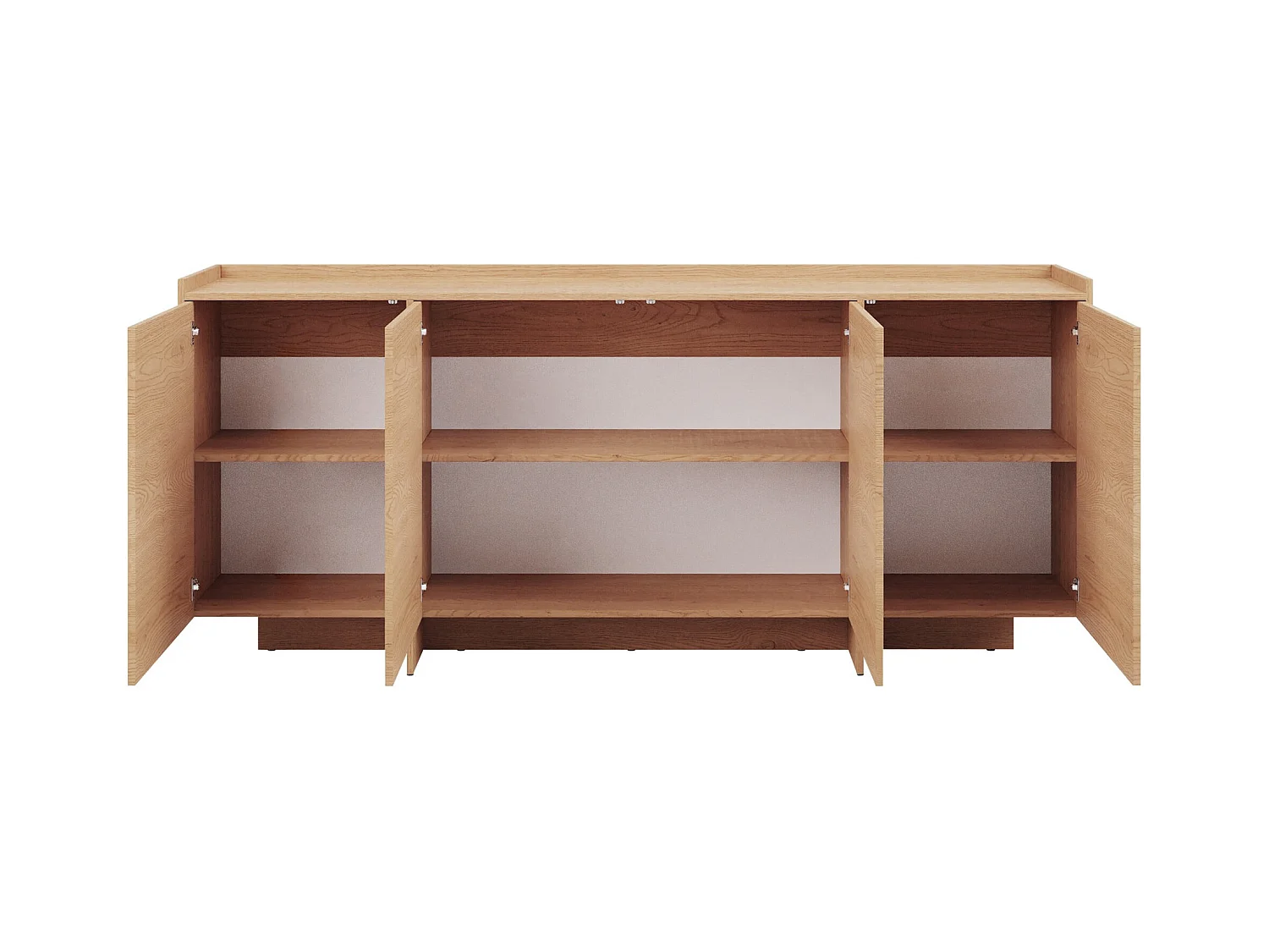 Buffet Parma 104, Chêne, 90x200x38cm, Stratifié