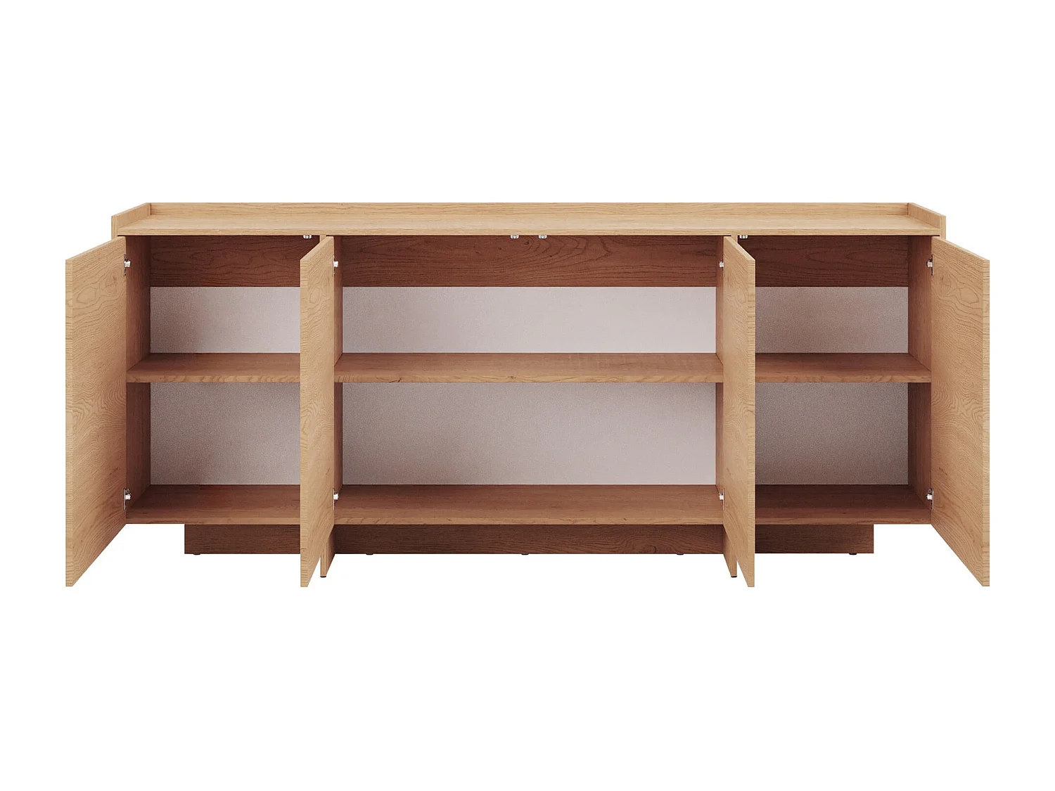 Buffet Parma 104, Chêne, 90x200x38cm, Stratifié