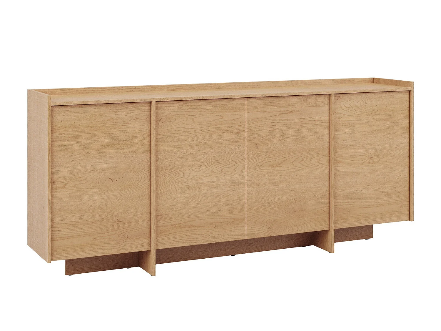 Aparador Filus, Número de puertas: 4, Aglomerado laminado, 9x20x4cm