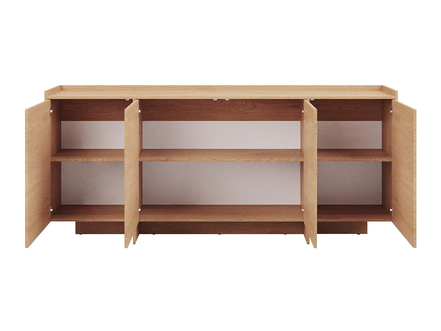 Aparador Filus, Número de puertas: 4, Aglomerado laminado, 9x20x4cm