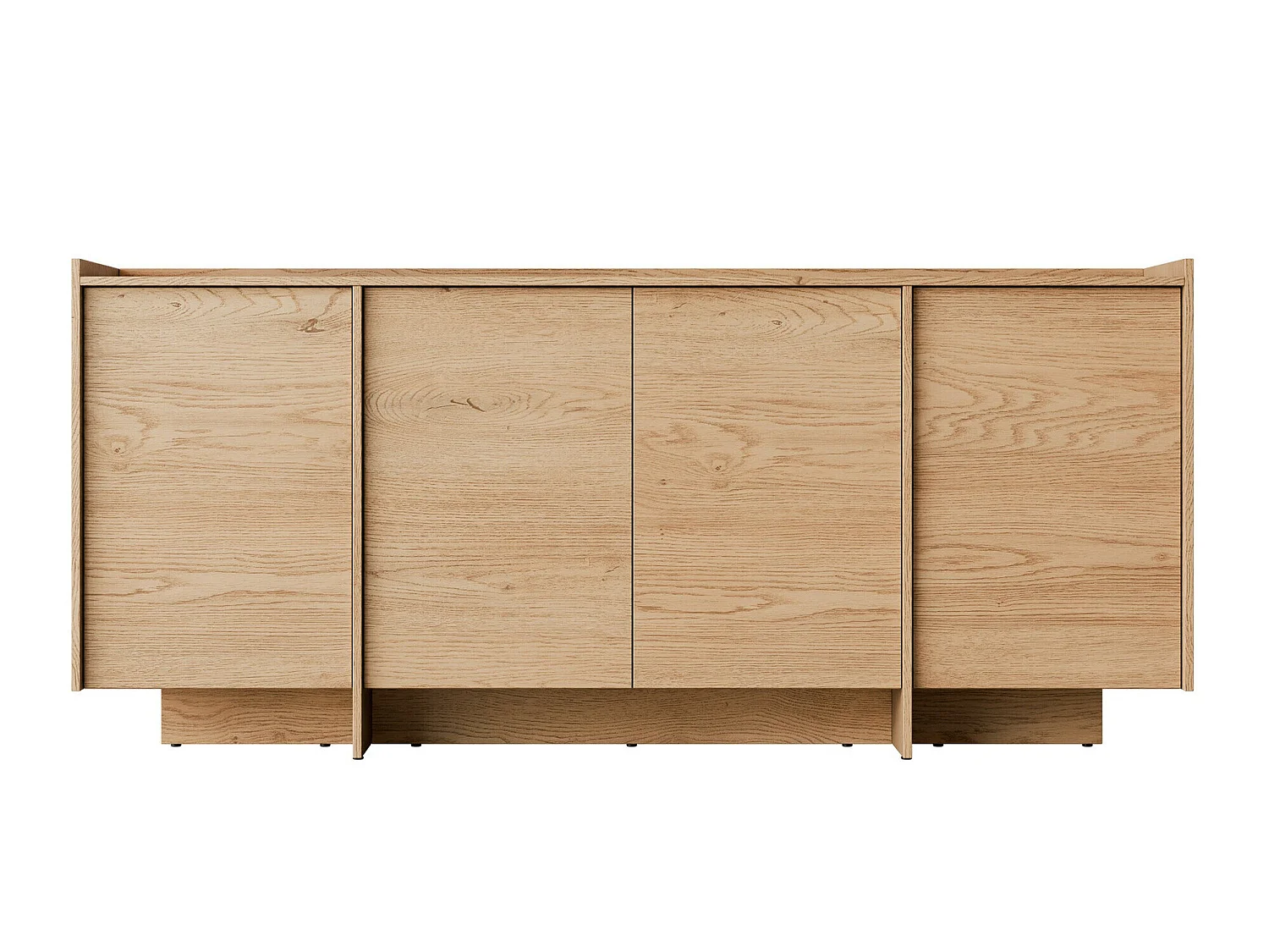 Aparador Filus, Número de puertas: 4, Aglomerado laminado, 9x20x4cm