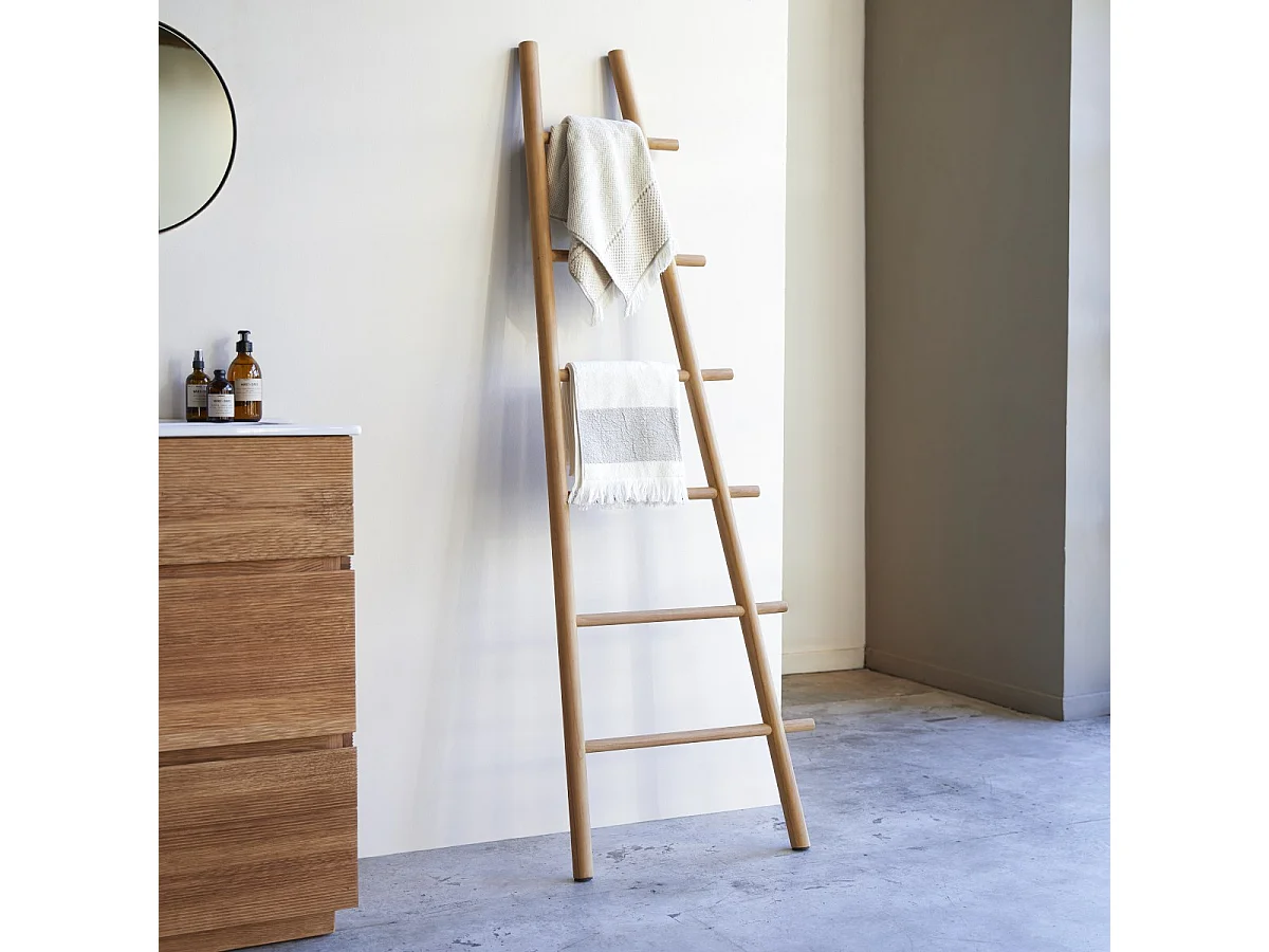 Echelle en bois de teck massif 170 Carla