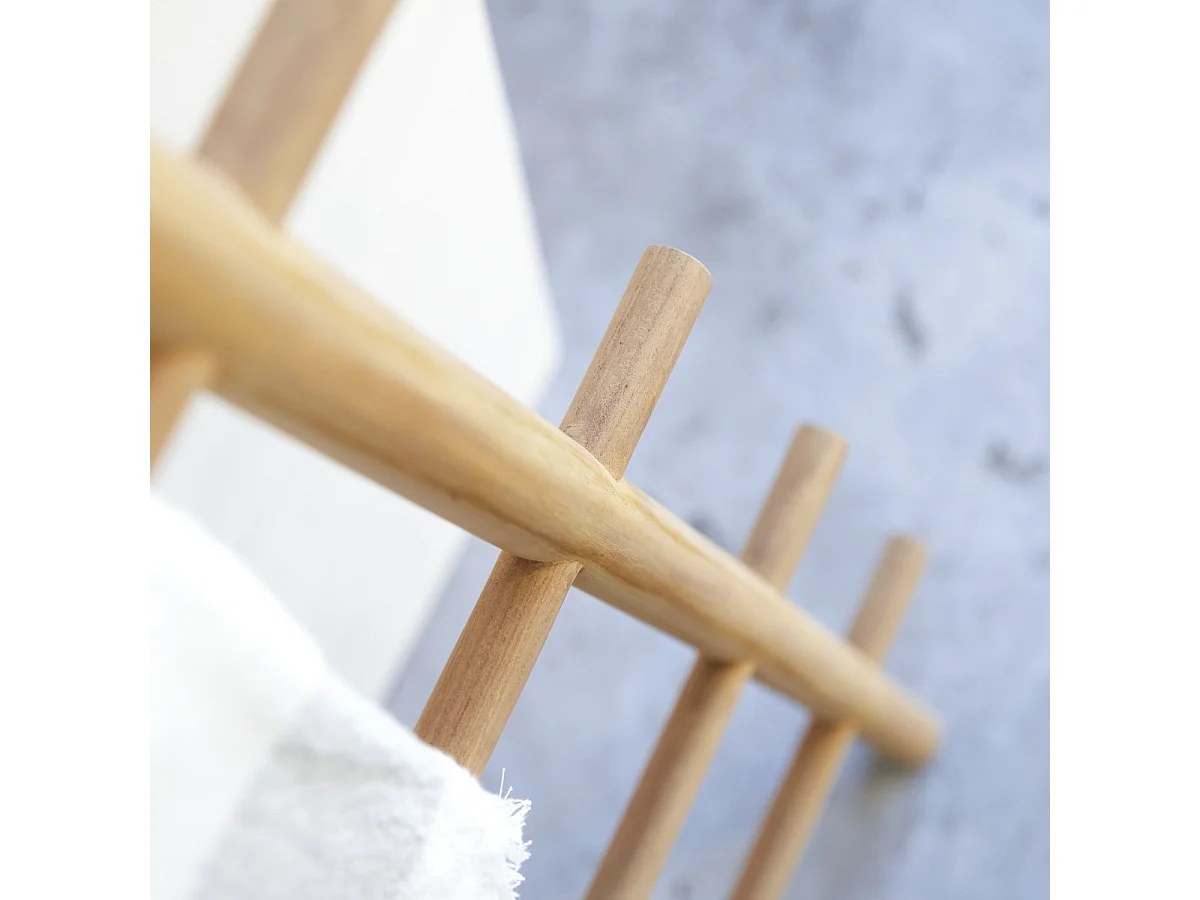 Echelle en bois de teck massif 170 Carla