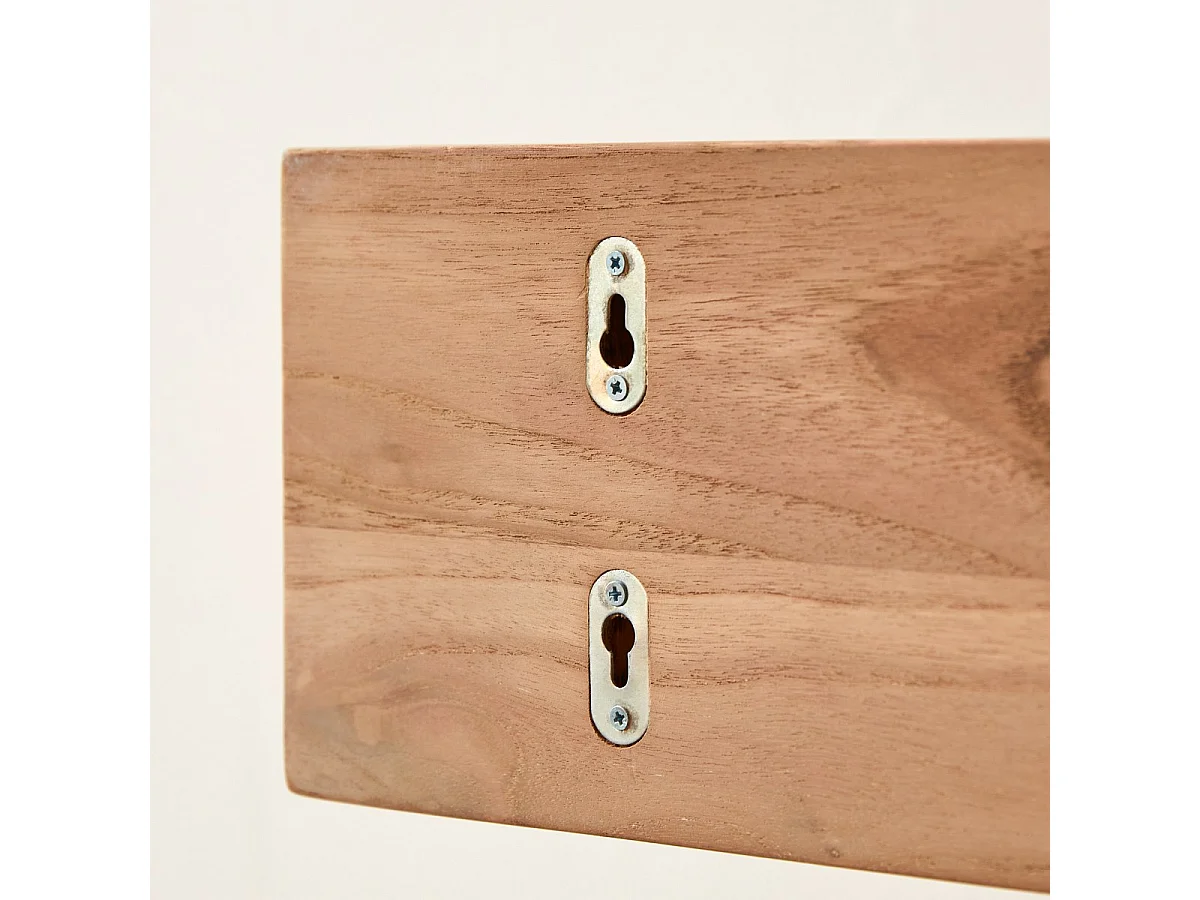 Handtuchhalter zur Wandmontage aus massivem Teakholz Sasha 100 cm Tikamoon