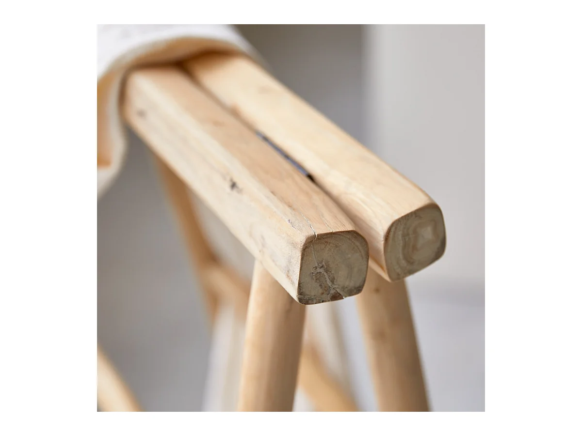 Leiter-Handtuchhalter aus Teakholz 100 Kilim