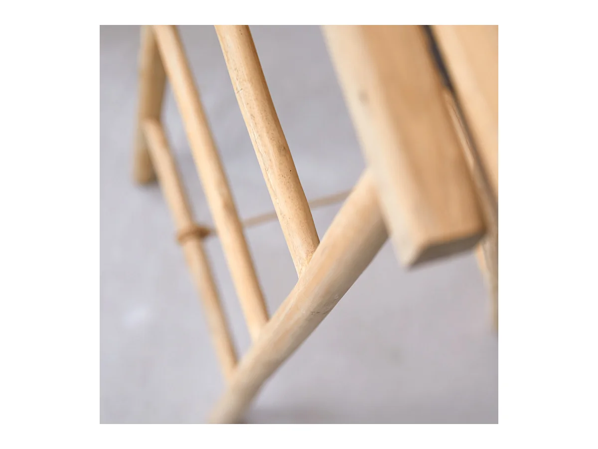 Leiter-Handtuchhalter aus Teakholz 100 Kilim