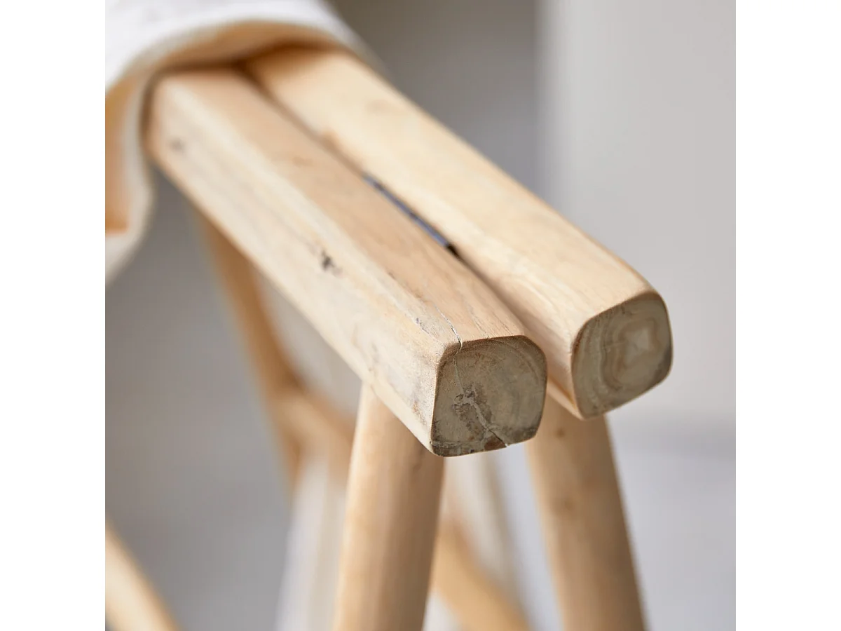 Leiter-Handtuchhalter aus Teakholz 100 Kilim