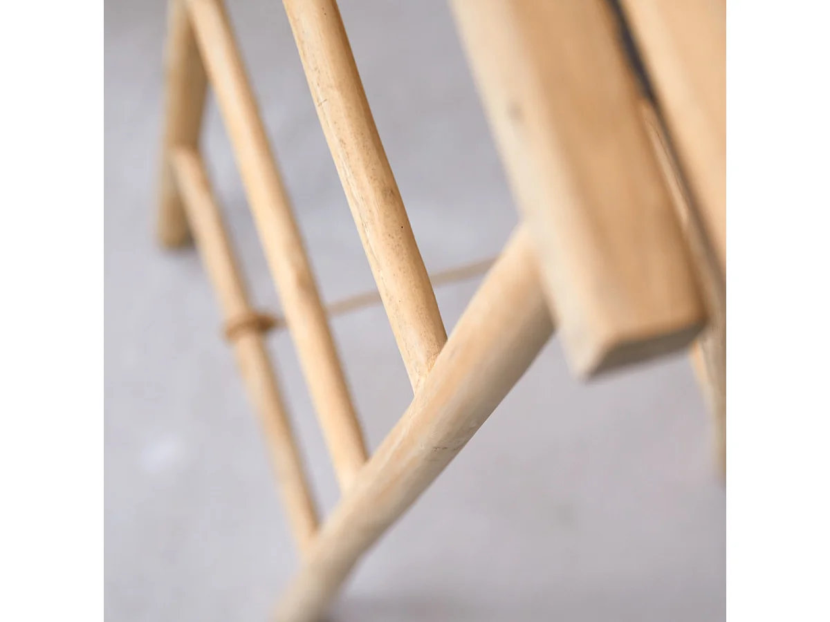 Leiter-Handtuchhalter aus Teakholz 100 Kilim