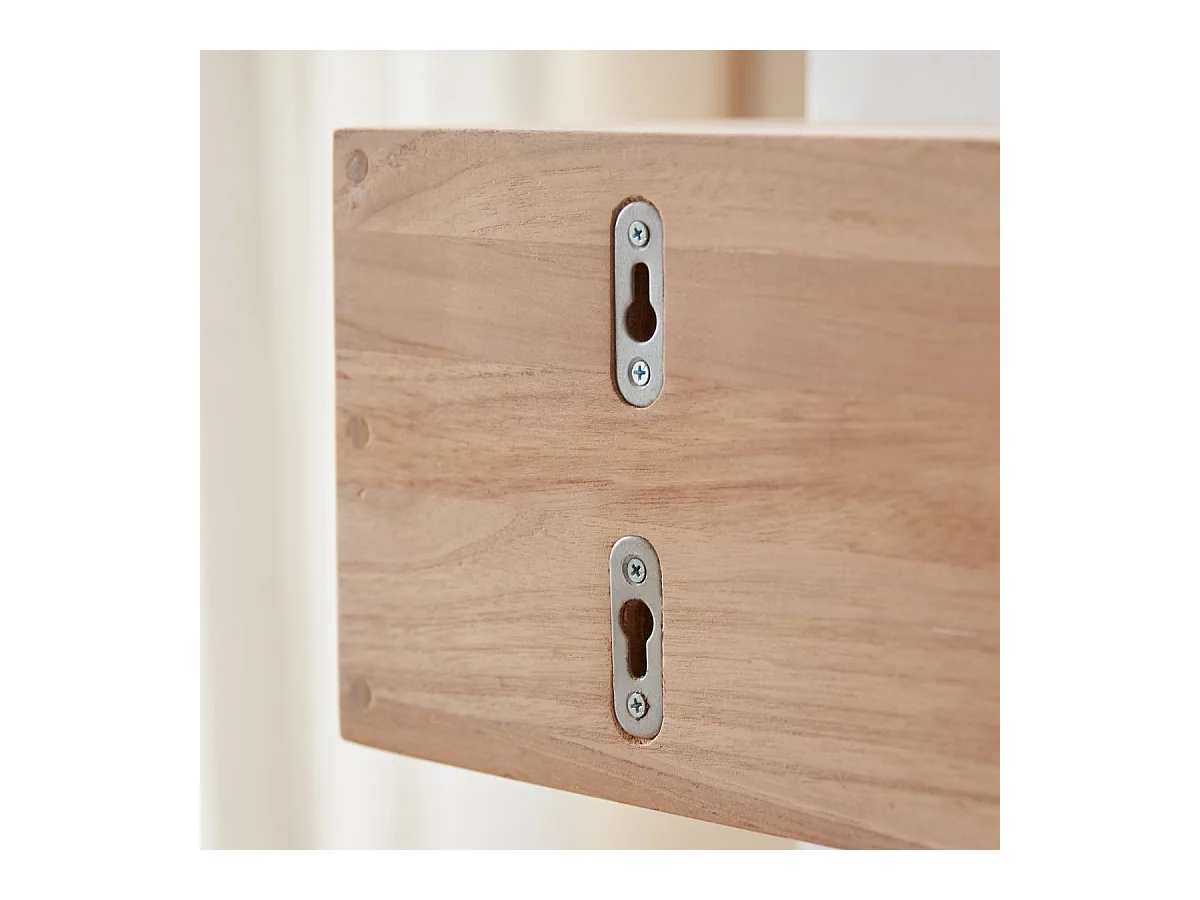 Handtuchhalter Sasha 60 aus natürlichem Teakholz für das Badezimmer