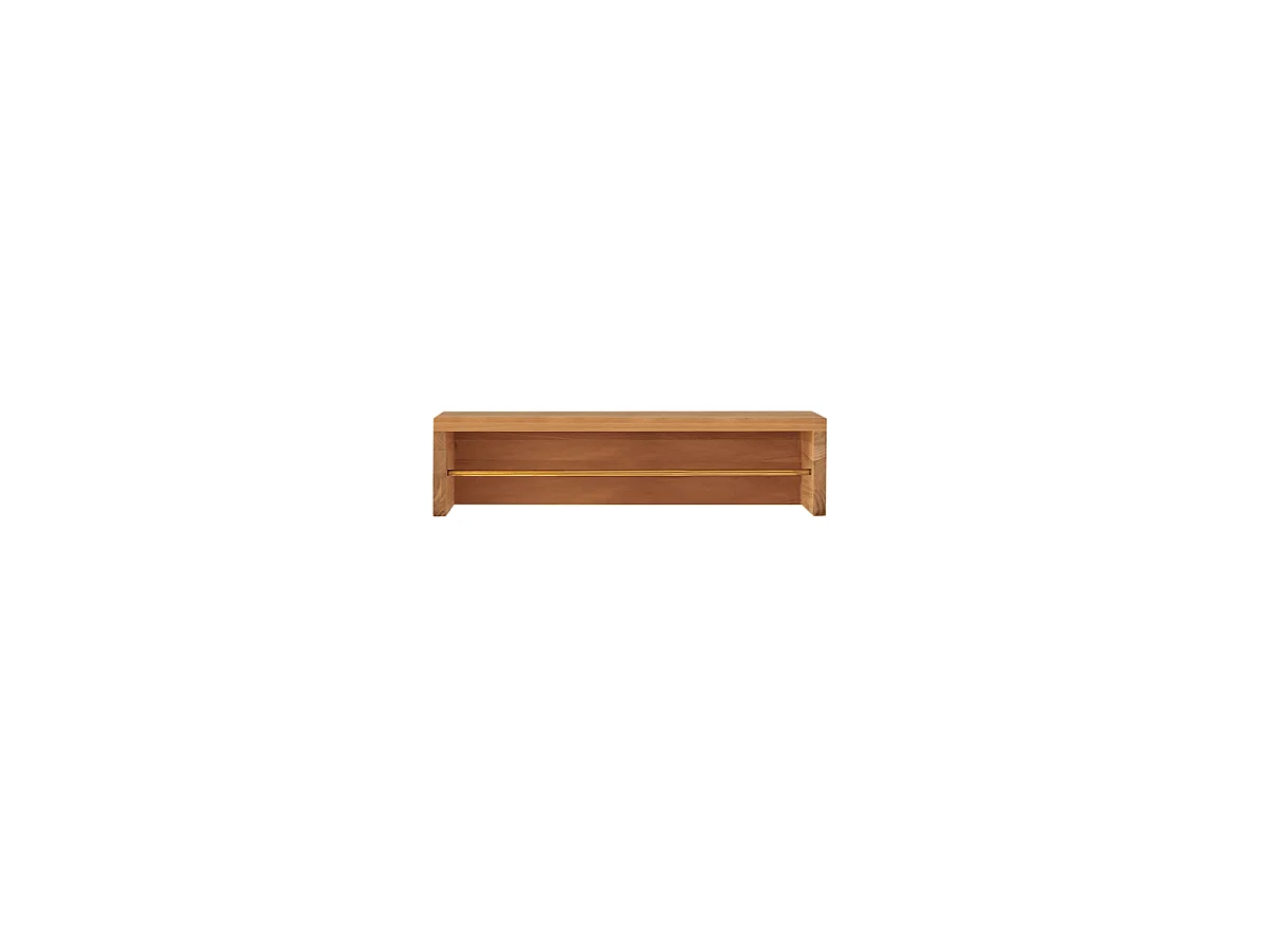 Sasha - Solid teak wall-mounted towel rail 60 cm