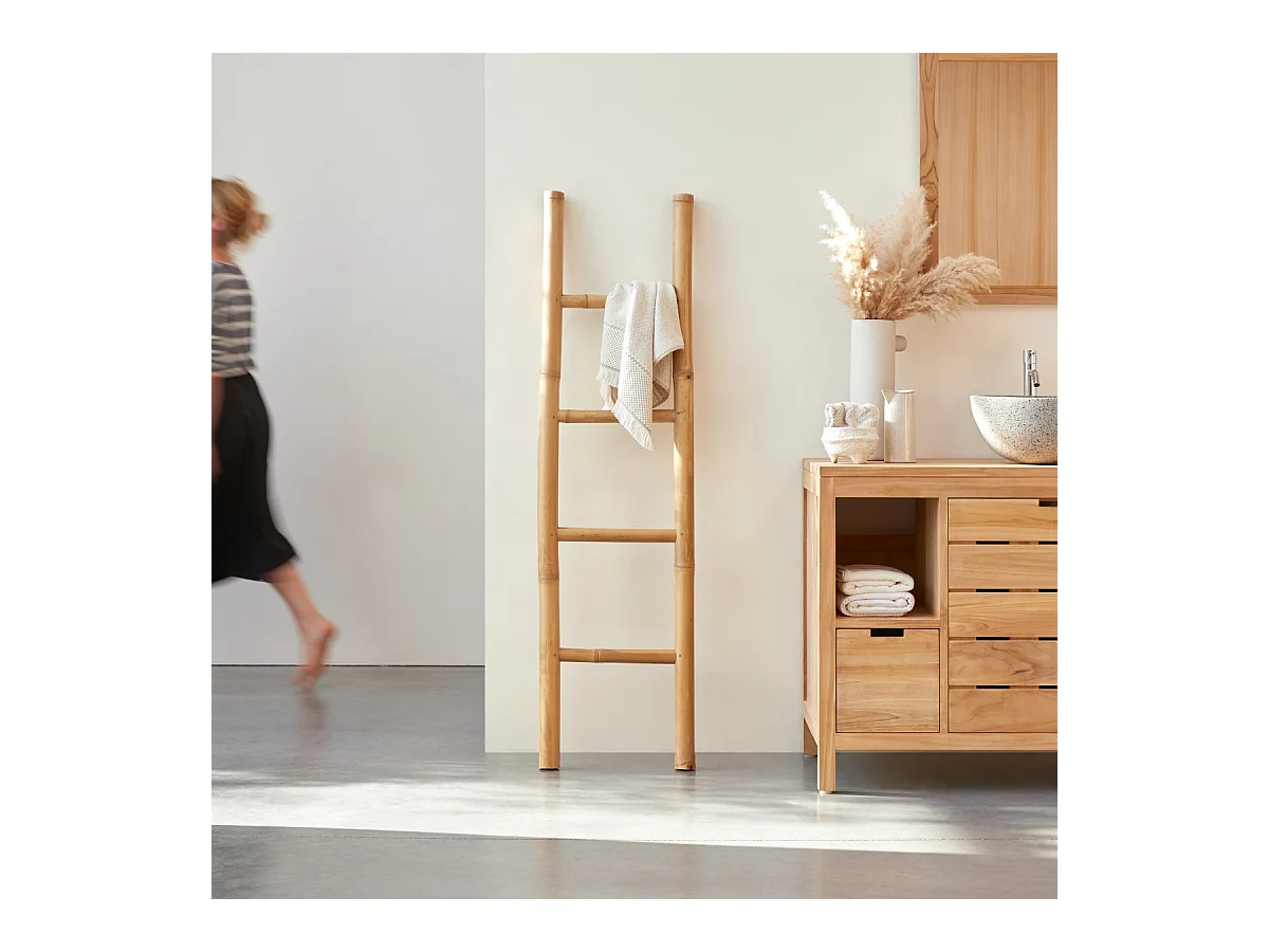 Handtuchhalter aus Bambus natur Tikamoon