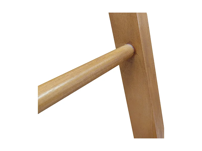 Porte serviettes autoportant H. 100 cm en bois de teck vernis – ANYA