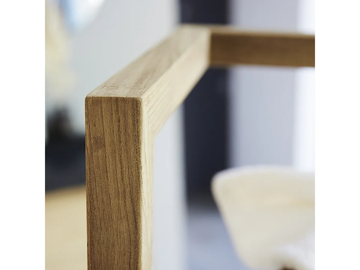 Porte serviette en bois de teck 140 Malo