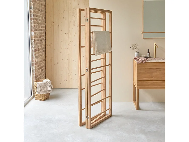 Porte serviette en bois de teck 175 Anton