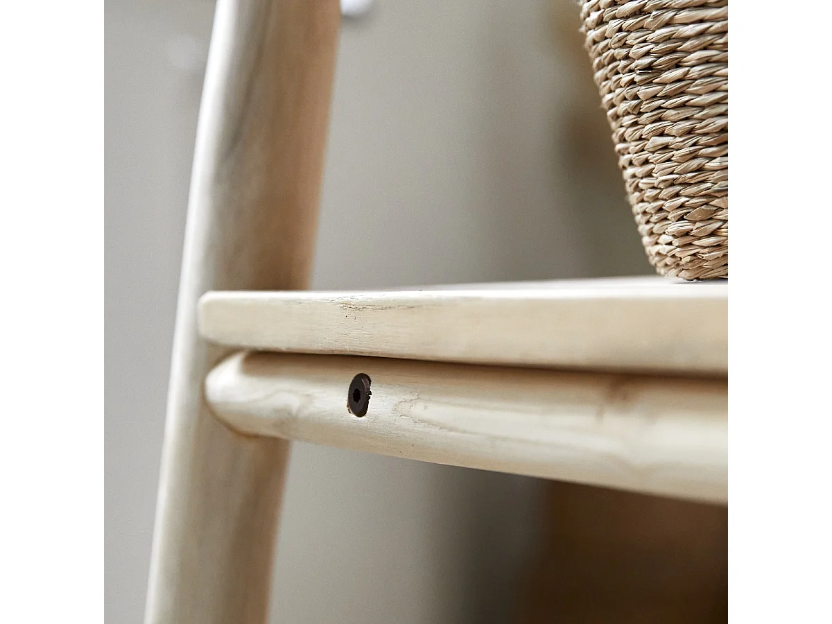 Porte serviette en bois de teck 160 Kilim