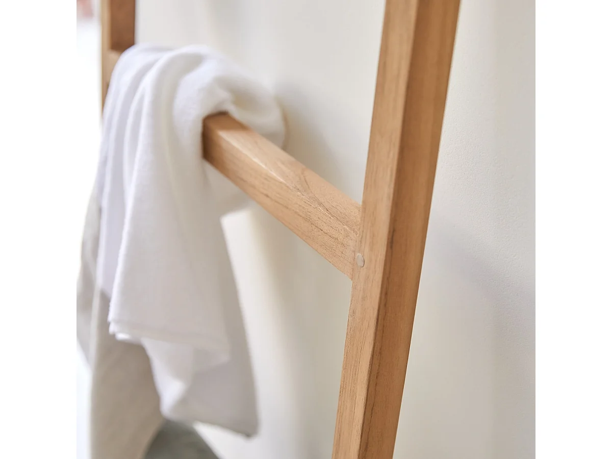 Handtuchhalter aus Teakholz unbehandelt 170 cm