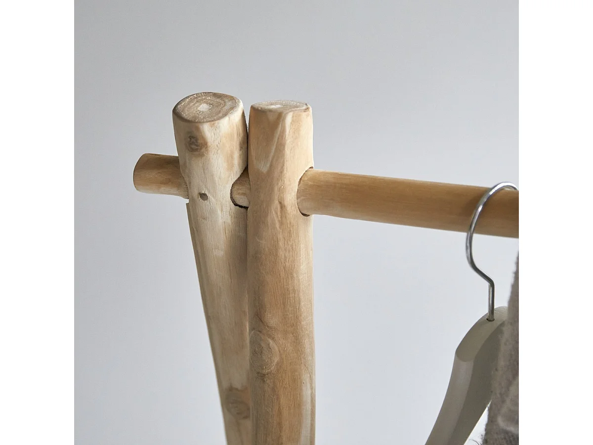 Appendiabiti in legno di teak 140 Kilim