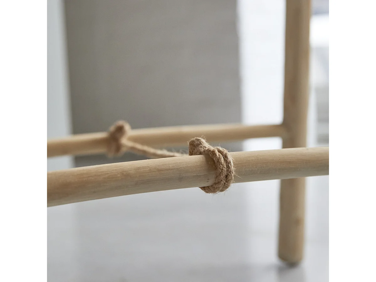 Appendiabiti in legno di teak 140 Kilim