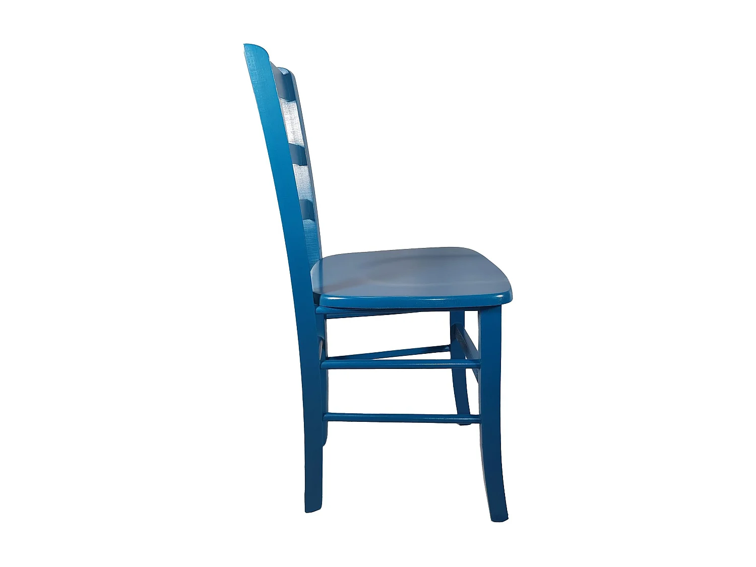 Sedia Paesana Massello Anilina Azzurro