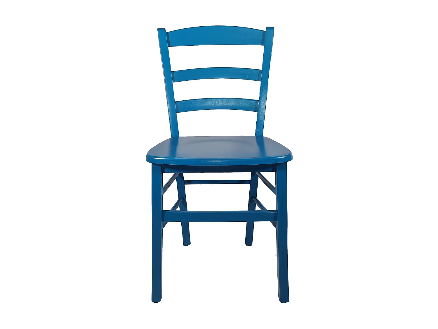 Sedia Paesana Massello Anilina Azzurro
