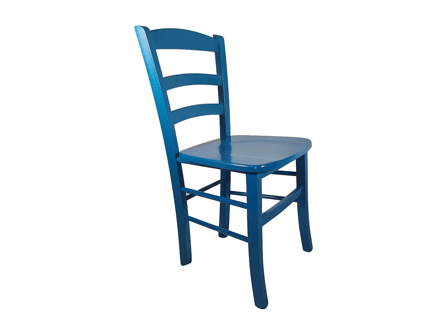 Sedia Paesana Massello Anilina Azzurro
