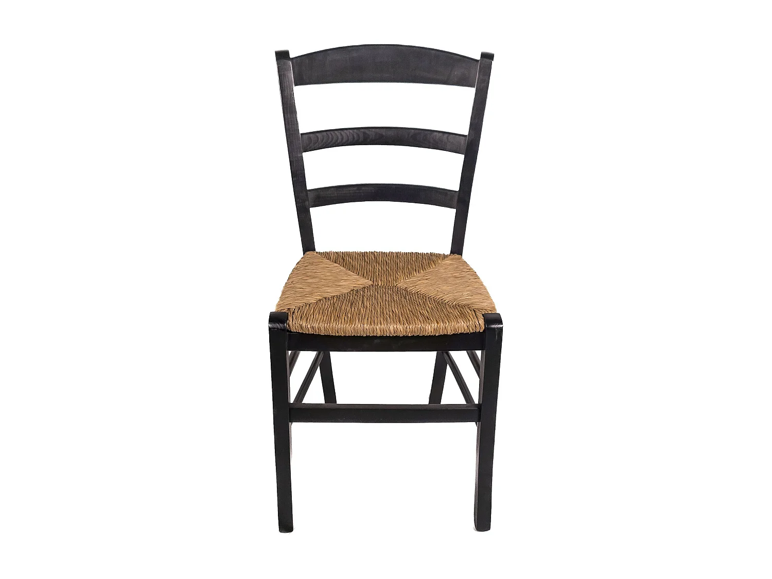 Sedia paesana paglia nera