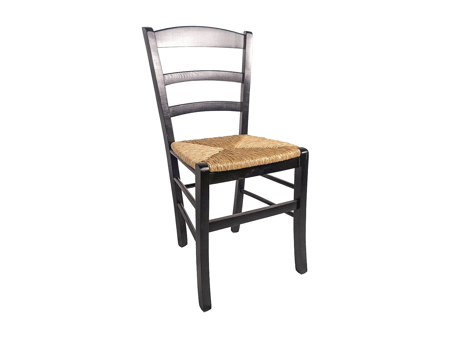 Sedia paesana paglia nera